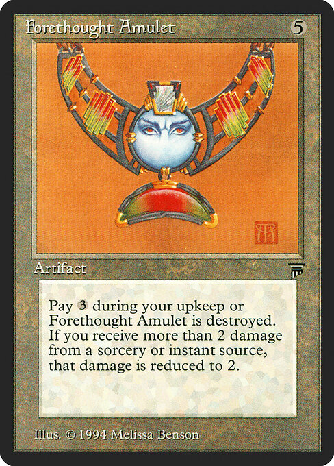 Carta Forethought Amulet (Legends)