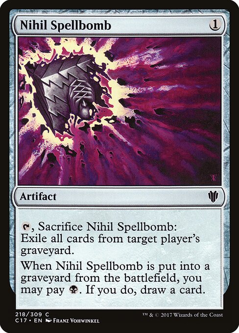 Bombahechizo nihil — Commander 2017