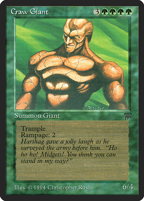 Carta Gigante coráceo — Legends · LEG · #180