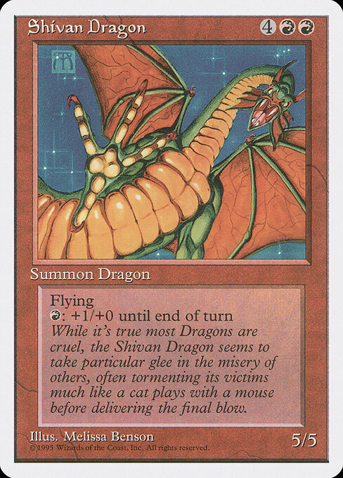 Dragón shivano — Fourth Edition