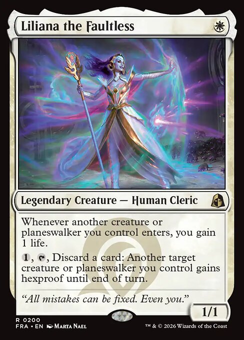 Carta Liliana the Faultless — Reality Fracture · FRA · #200