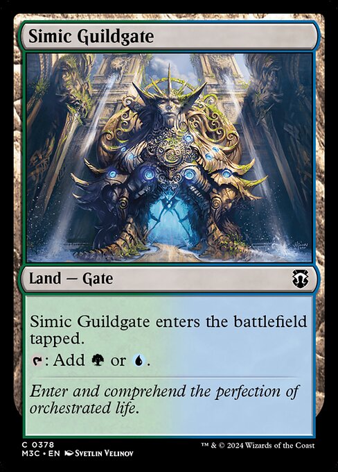 Carta Portal del Gremio Simic — Modern Horizons 3 Commander · M3C · #378