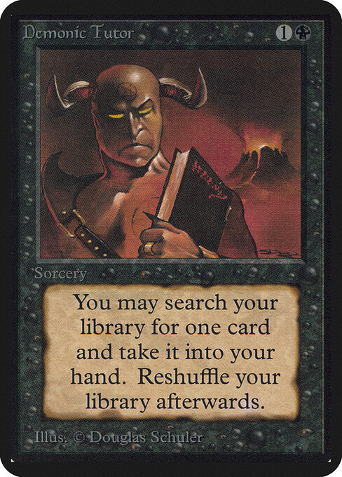 Tutor demoníaco — Limited Edition Alpha