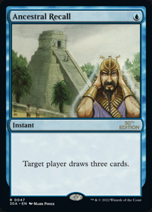 Ancestral Recall — 30th Anniversary Edition