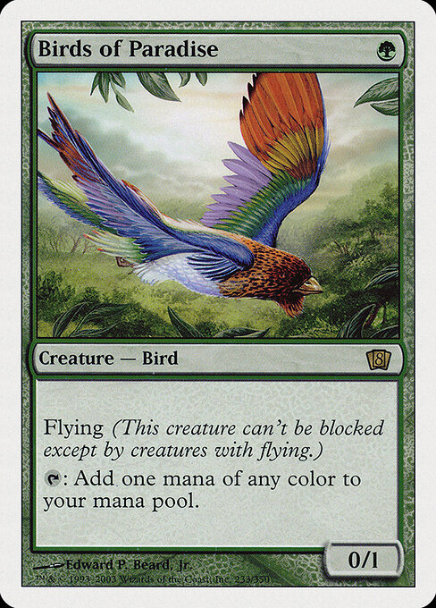 Aves del paraíso — Eighth Edition