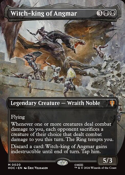 Carta Rey Brujo de Angmar — The Hobbit Eternal · HOC · #20