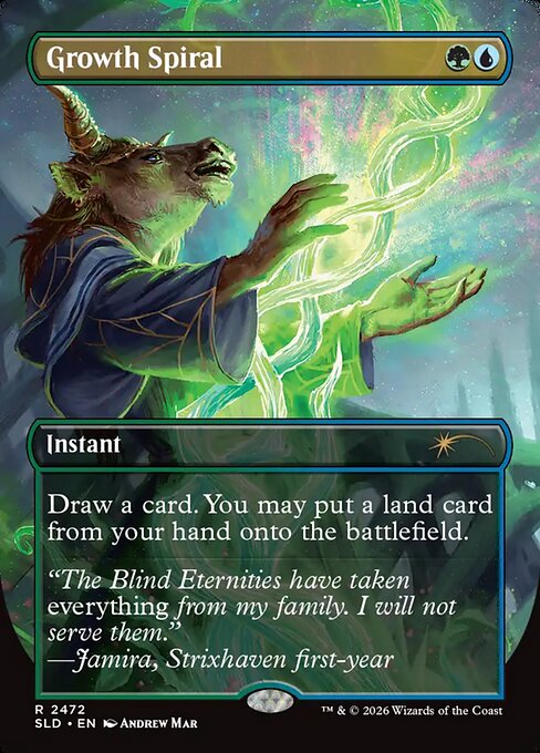Carta Espiral de crecimiento — Secret Lair Drop · SLD · #2472