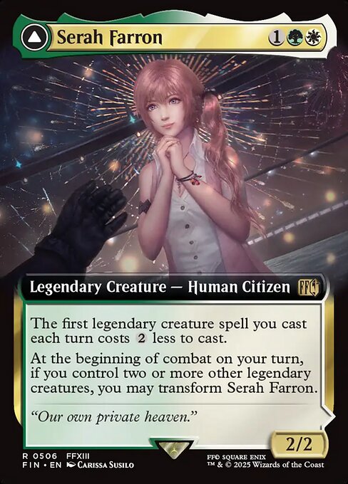 Serah Farron // Crystallized Serah (cara frontal)