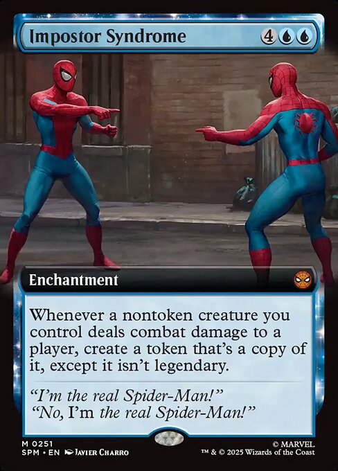 Carta Síndrome del impostor — Marvel's Spider-Man · SPM · #251