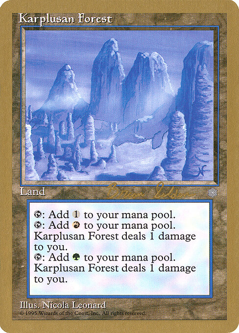 Foresta karplusana — World Championship Decks 1998