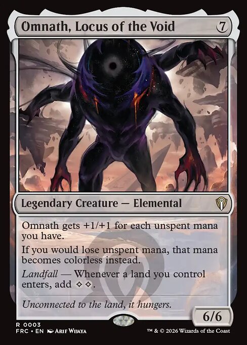 Carta Omnath, Locus of the Void — Reality Fracture Commander · FRC · #3