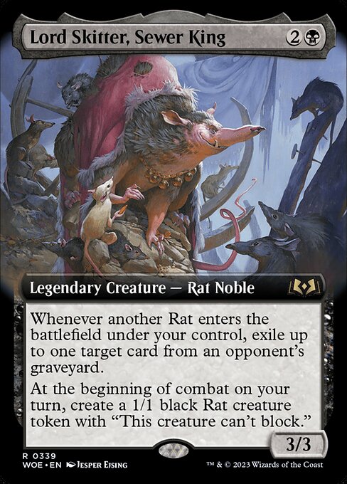 Carta Señor Escurridizo, rey de las cloacas — Wilds of Eldraine · WOE · #339