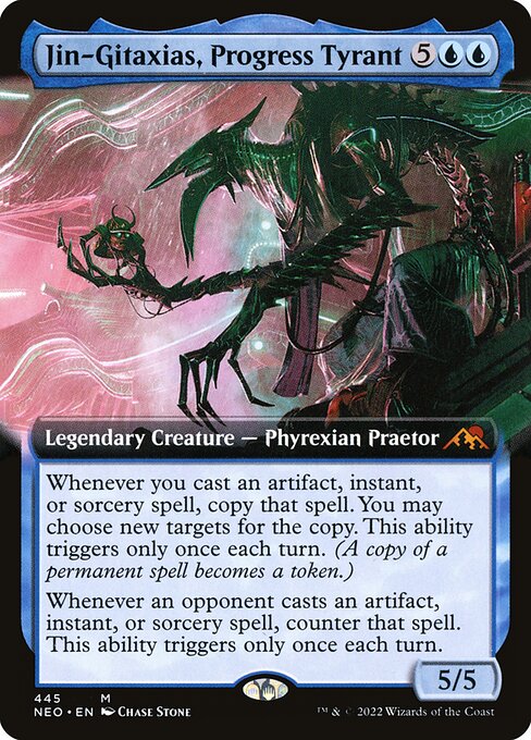 Jin-Gitaxias, tirano del progreso — Kamigawa: Neon Dynasty
