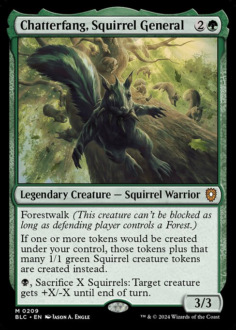 Mordicolmillos, general ardilla — Bloomburrow Commander