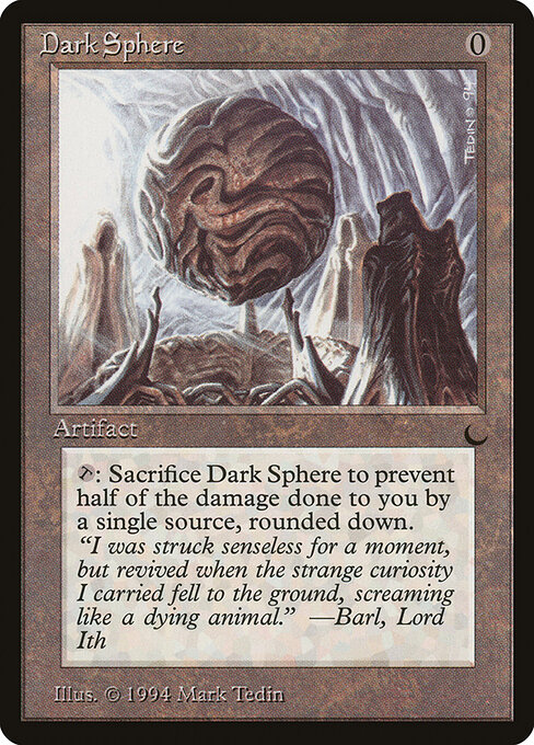 Carta Dark Sphere — The Dark · DRK · #100