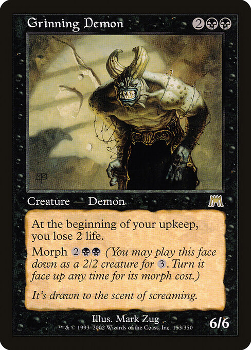 Carta Demonio sonriente — Onslaught · ONS · #153