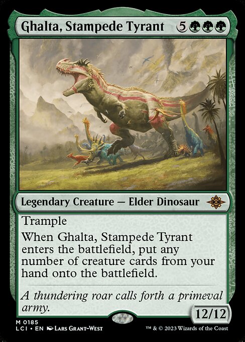 Ghalta, tirana de la estampida — The Lost Caverns of Ixalan