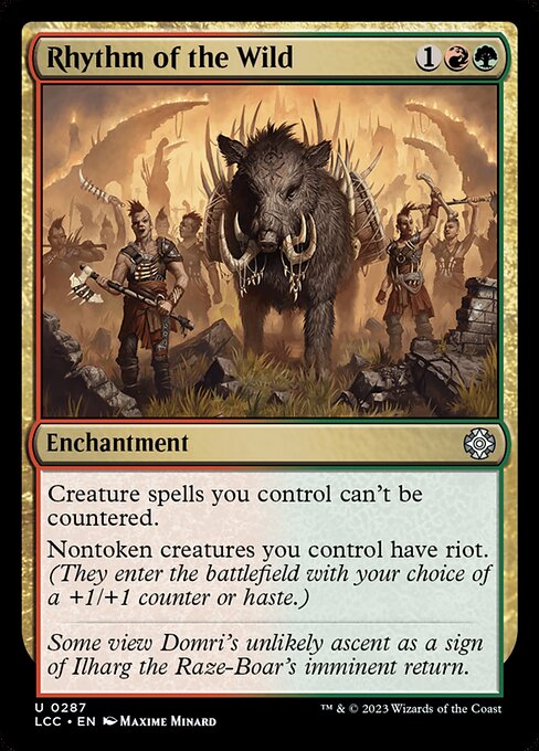 Ritmo de los salvajes — The Lost Caverns of Ixalan Commander