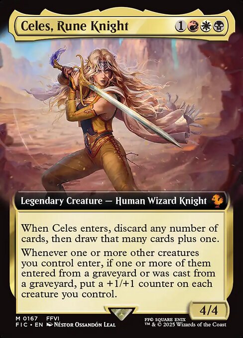 Celes, Rune Knight — Final Fantasy Commander