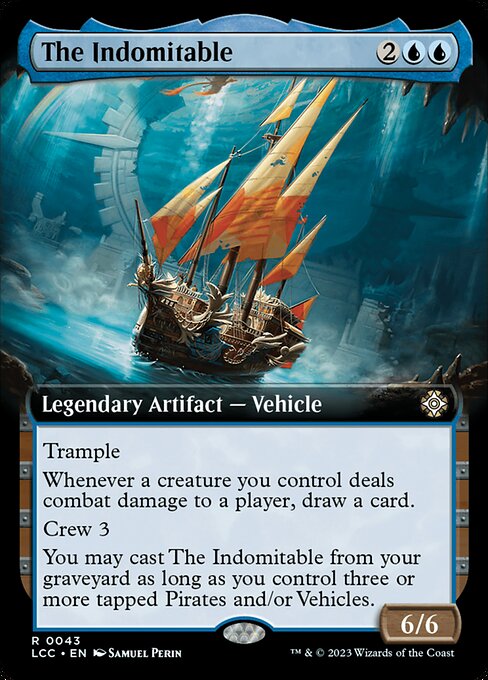 Carta La Indómita — The Lost Caverns of Ixalan Commander · LCC · #43