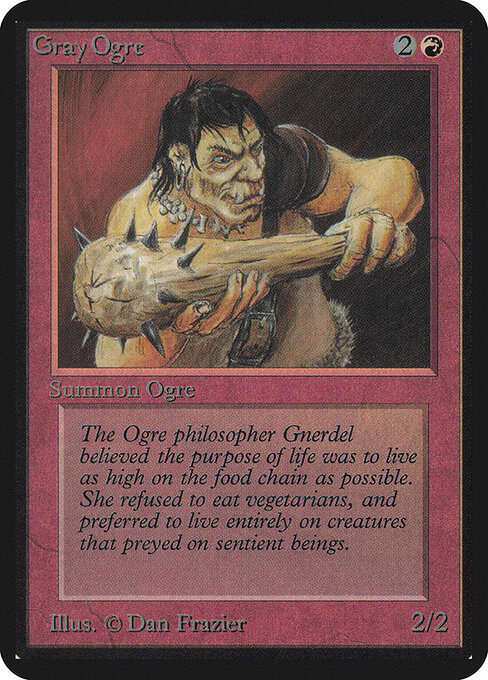 Ogro gris — Limited Edition Alpha