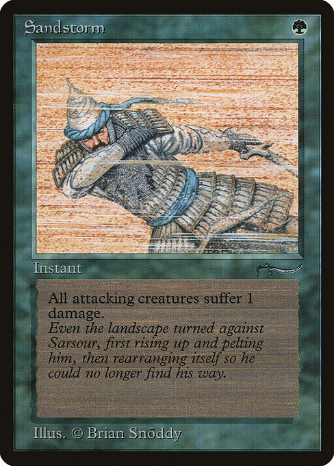 Carta Tormenta de arena — Arabian Nights · ARN · #53