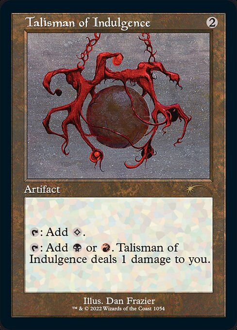 Carta Talismán de la indulgencia — Secret Lair Drop · SLD · #1054