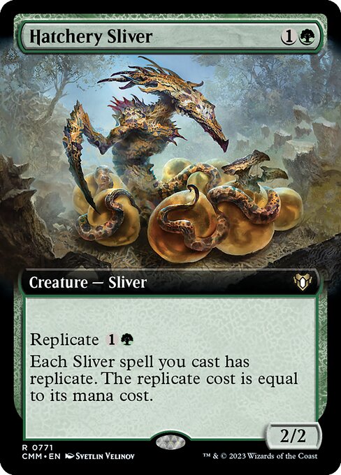 Carta Hatchery Sliver — Commander Masters · CMM · #771