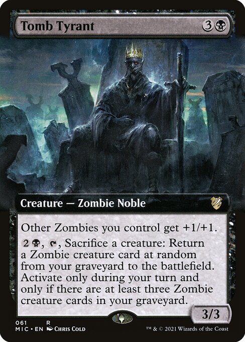 Carta Tomb Tyrant — Midnight Hunt Commander · MIC · #61