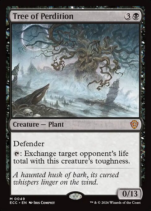 Árbol de la perdición — Lorwyn Eclipsed Commander