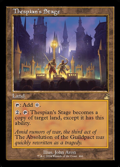 Carta Escenario de actores — Ravnica Remastered · RVR · #466