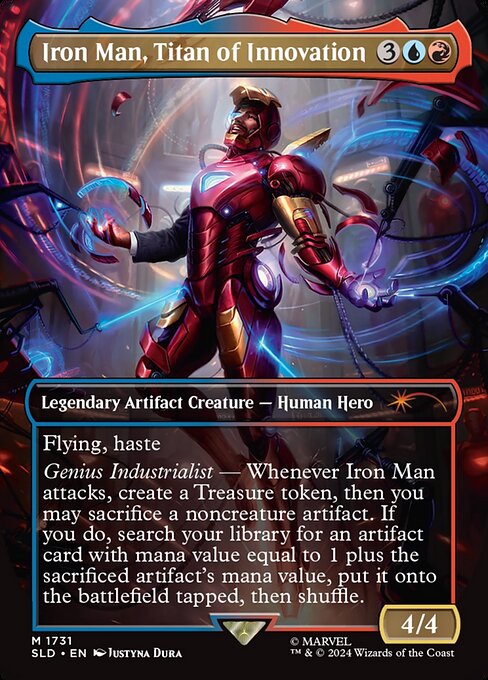 Carta Iron Man, Titan of Innovation — Secret Lair Drop · SLD · #1731