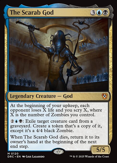 Carta El Dios Escarabajo — Aetherdrift Commander · DRC · #120