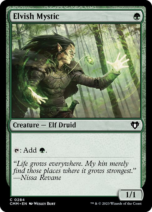 Carta Místico élfico — Commander Masters · CMM · #284