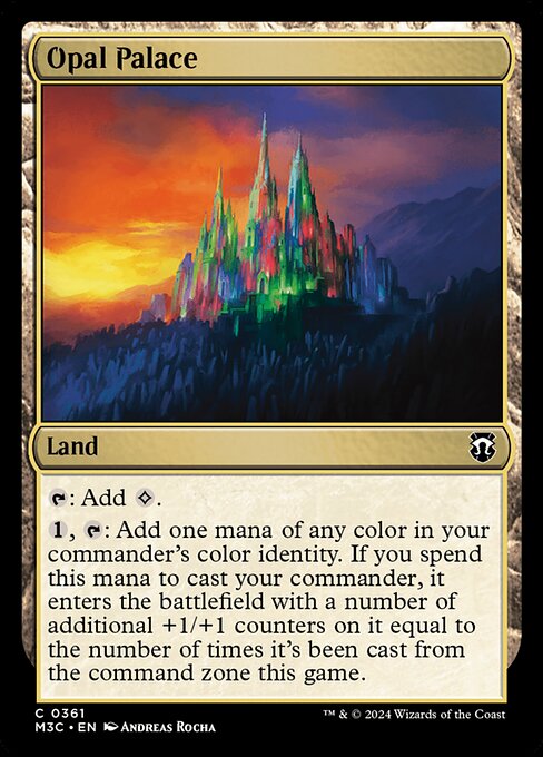 Palacio de ópalo — Modern Horizons 3 Commander