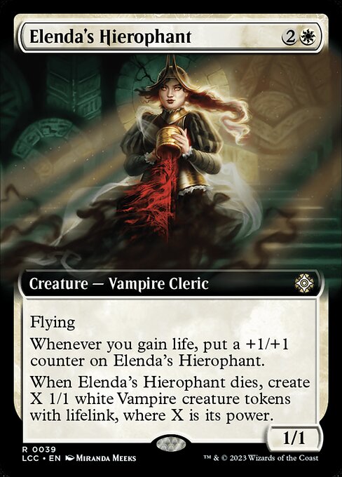 Carta Hierofante de Elenda — The Lost Caverns of Ixalan Commander · LCC · #39