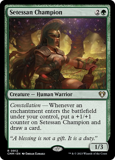 Campeona setessana — Commander Masters
