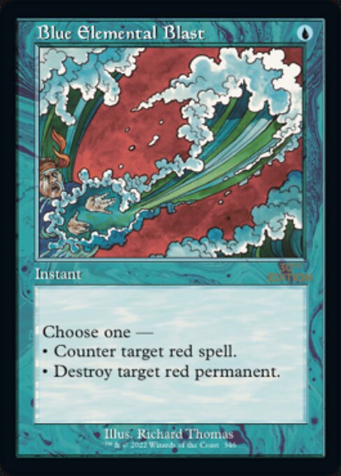 Ráfaga elemental azul — 30th Anniversary Edition