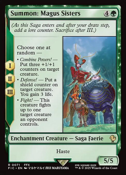 Invocación: Hermanas Magus — Final Fantasy Commander