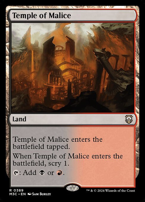 Templo de la malicia — Modern Horizons 3 Commander
