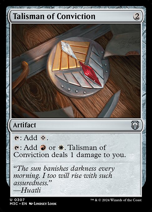 Talismán de convicción — Modern Horizons 3 Commander