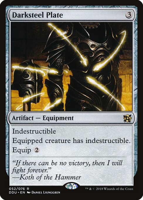 Placa de acero oscuro — Duel Decks: Elves vs. Inventors