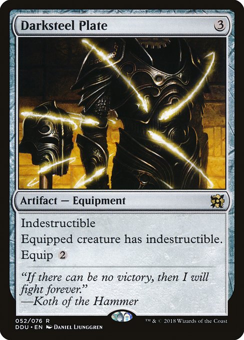 Placa de acero oscuro — Duel Decks: Elves vs. Inventors