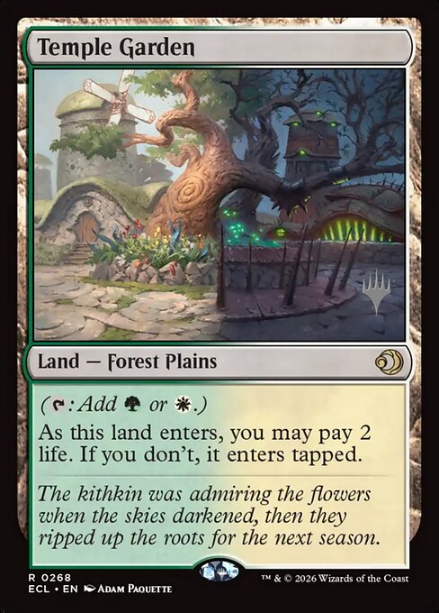 Jardín del templo — Lorwyn Eclipsed Promos