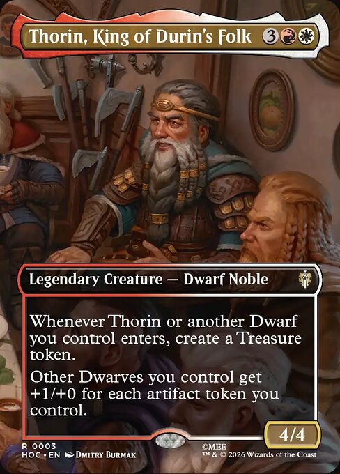 Carta Thorin, King of Durin's Folk — The Hobbit Eternal · HOC · #3