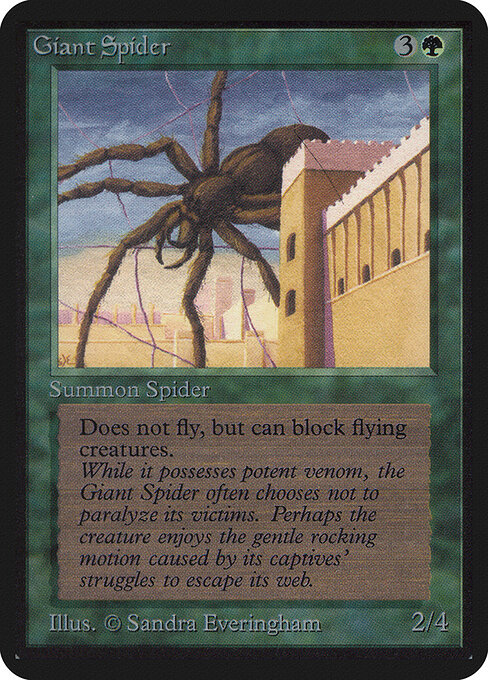 Araña gigante — Limited Edition Alpha