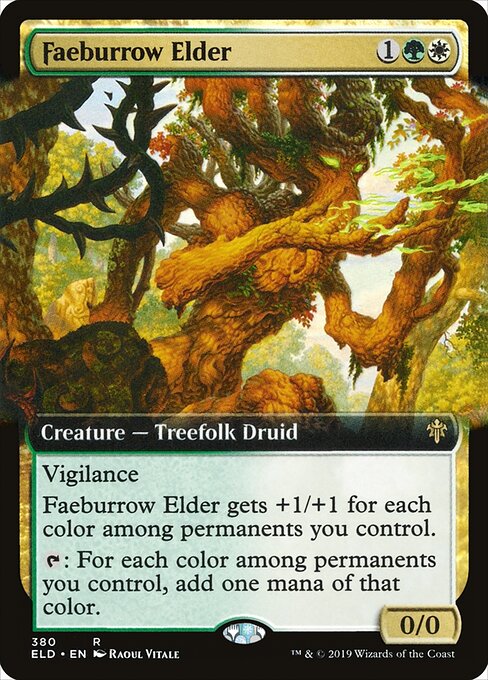 Anciana del Cubil Feérico — Throne of Eldraine
