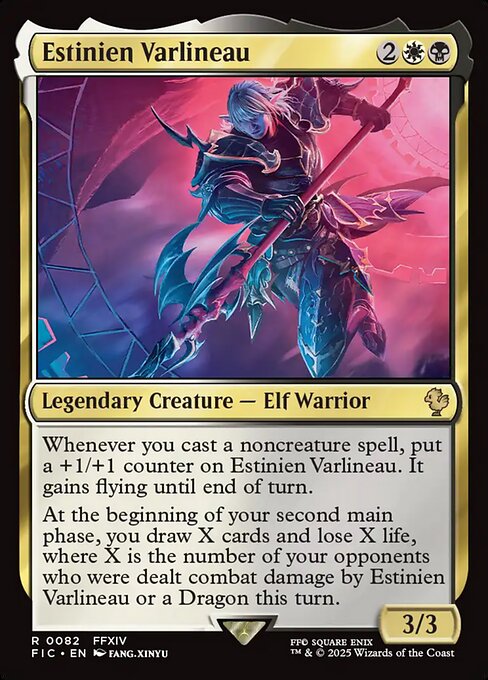 Carta Estinien Varlineau — Final Fantasy Commander · FIC · #82