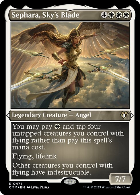 Sephara, Acero Celestial — Commander Masters