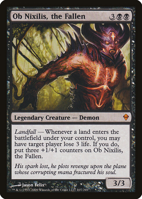 Carta Ob Nixilis, el caído — Zendikar · ZEN · #107